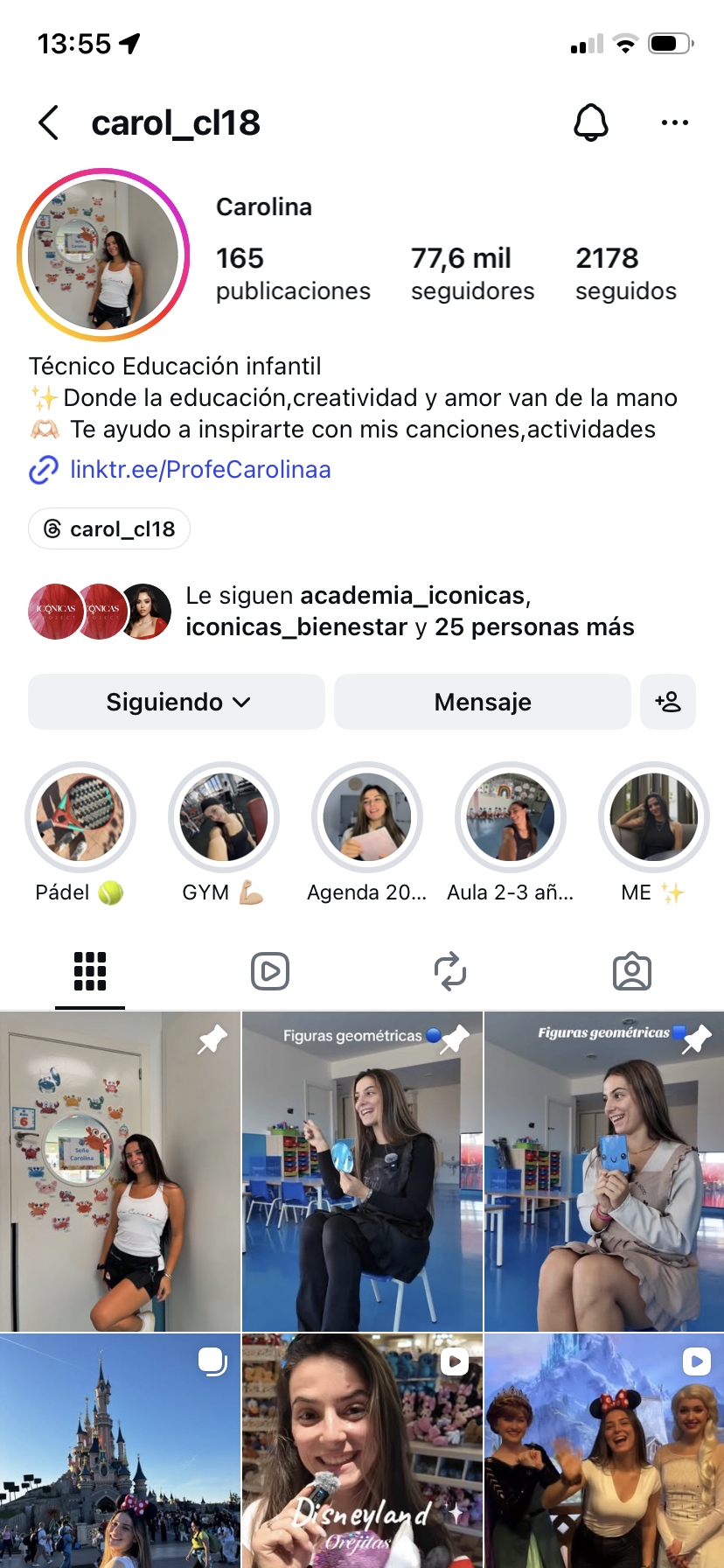 Perfil de Carolina hoy